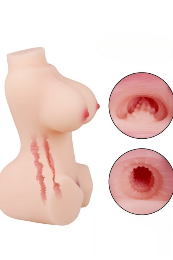 Censan 1.7KG Ağırlığında Gerçekçi Yarım Vücut Mastürbatör
