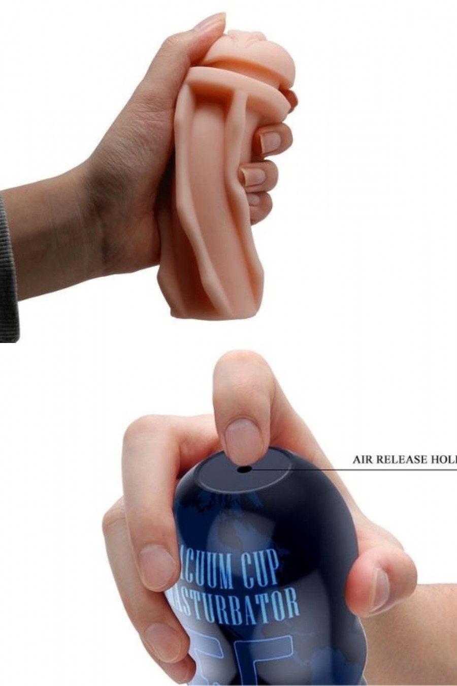 Censan 18 cm Gerçekçi Doku Realistik Suni Vajina Mastürbatör