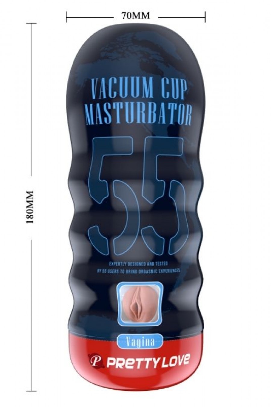 Censan 18 cm Gerçekçi Doku Realistik Suni Vajina Mastürbatör