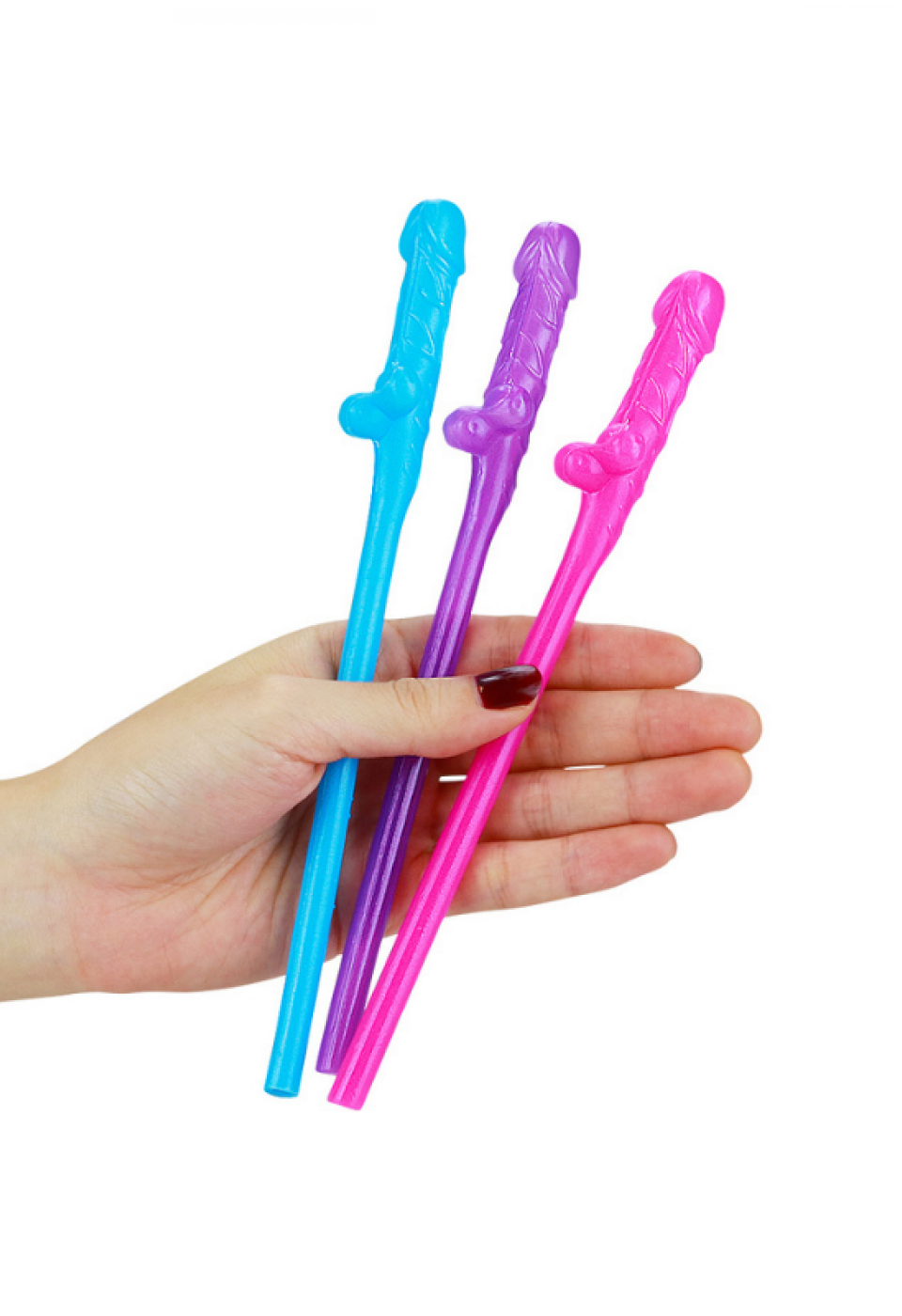 Censan Jokes & Parties Original Willy Straws – Pack of 9 Dildo Pipet